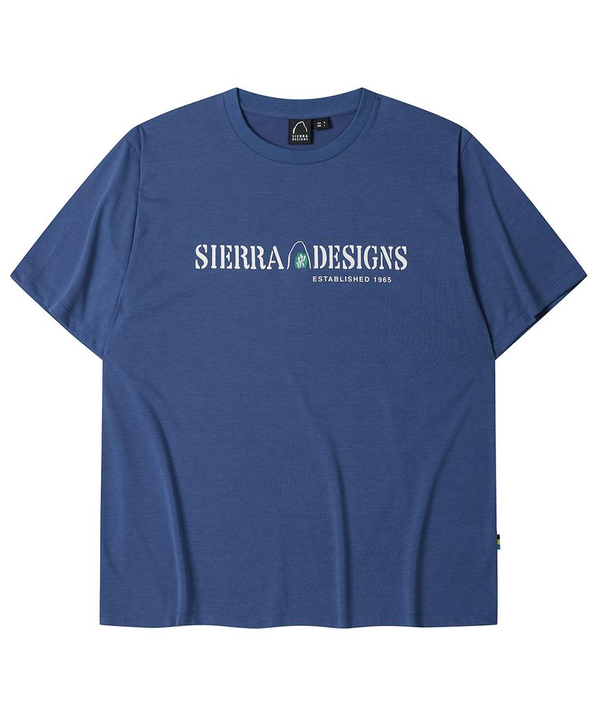 SIERRA DESIGNS Original Logo Weeklight Short Sleeve Blue