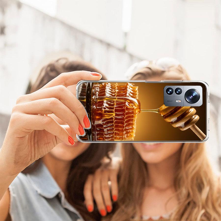 Golden Honey Dripping From Honeycomb Phone Case For Redmi Note 15 Pro 5G 14 13 12 Pro Plus 11 11T 11E 11S 10 Pro 10S 9 9S Cover