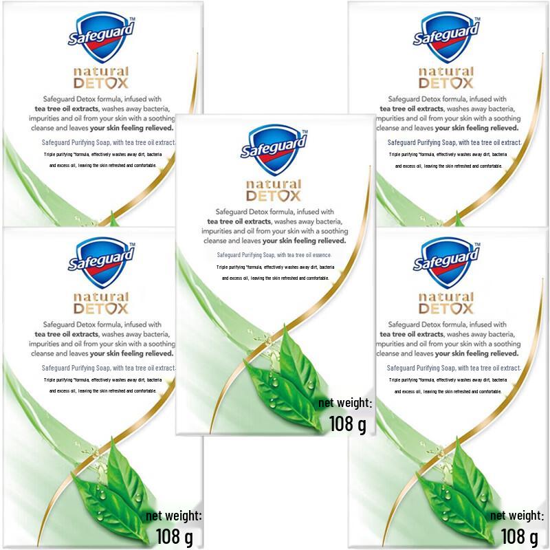 Safeguard Soothing Tea Tree Oil Premium Soap Bars