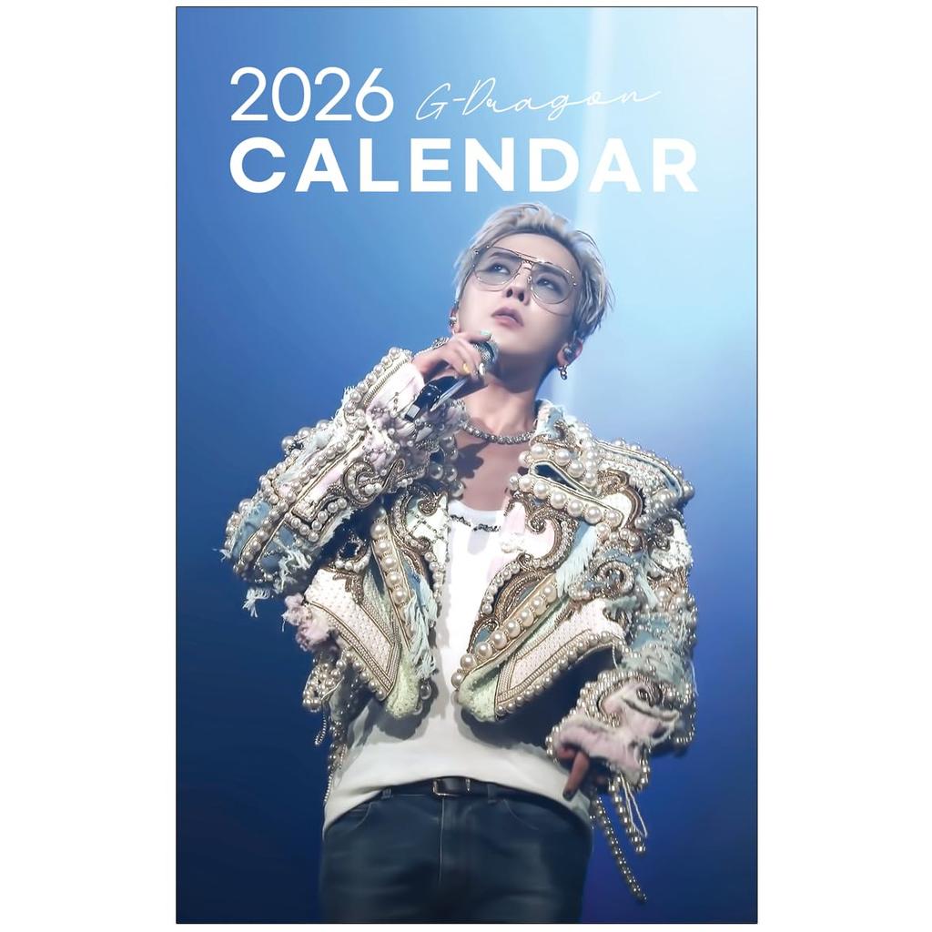 2026 Wall Calendar [K-STAR Wall Calendar] (G-DRAGON 01)
