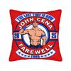 Μαξιλαροθήκη John Cena Square Farewell Tour Wrestling Cushion Covers Vintage Polyester Διακοσμητική Μαξιλαροθήκη για Αυτοκίνητο 45*45cm