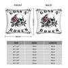 Rock Music Band G-Guns N Roses Pillowcase Soft Fabric Cushion Cover Decor Throw Pillow Case Cover Home Square 18''