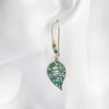 Fashion Women Hollow Leaves Dangle Hook Beads Earring Bohemia Charm Jewelry