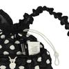 Pleatsmama Mochila de Bolinhas Pretas