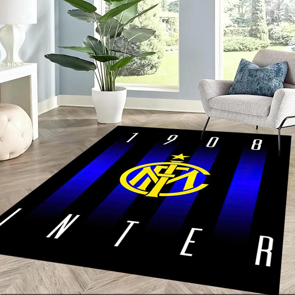 Inter Milan Carpet Perfect For Bedrooms Decorate Room Dining Room Kitchen Antislip Carpet Office Home Decor