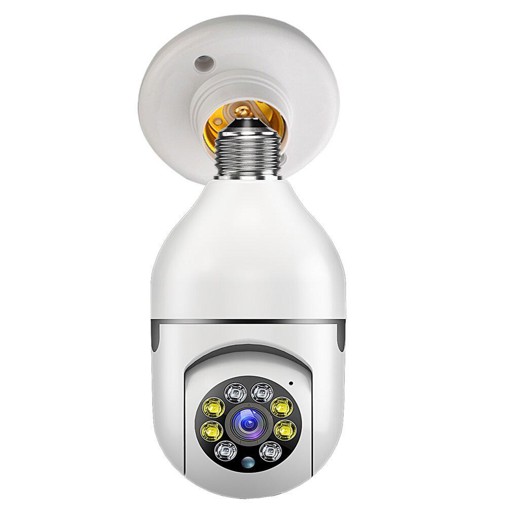 360-Degree Panoramic HD WiFi Light Bulb Surveillance Camera