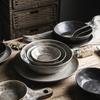 Ru Han Retro Frosted Black Ceramic Bowl