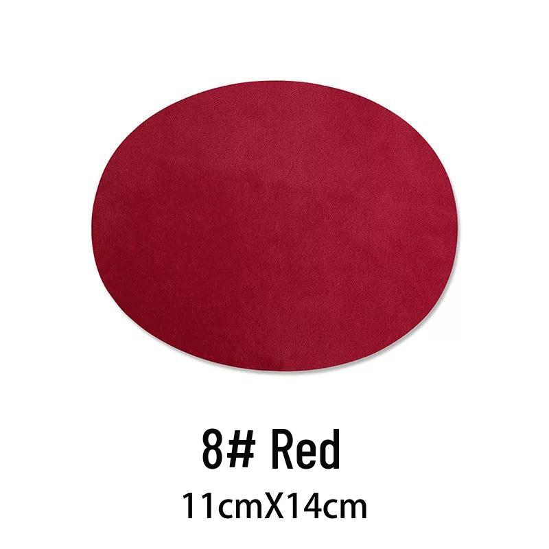 Universal Suede Oval Iron-On Elbow & Knee Patch Sticker for Jackets & Sweaters