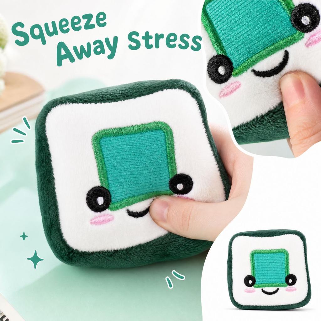 Plüschtier gegen Stress, Weiches Sensorikspielzeug für Kinder und Erwachsene