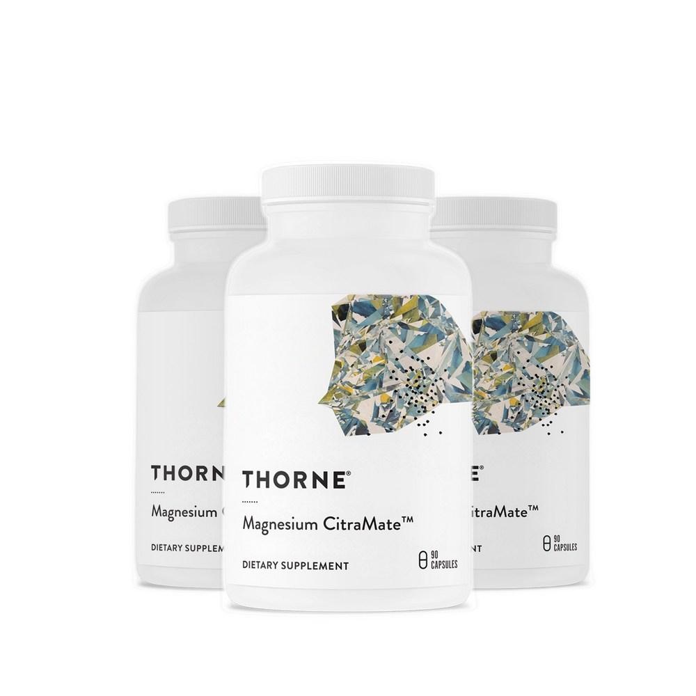 Thorne Research Magnesium Citramate Capsules 90 Tablets 3 pcs