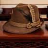 Bavarian Oktoberfest Hat Dress Up Costume Cosplay Cap Feather Decors Hat  Party Photo Props