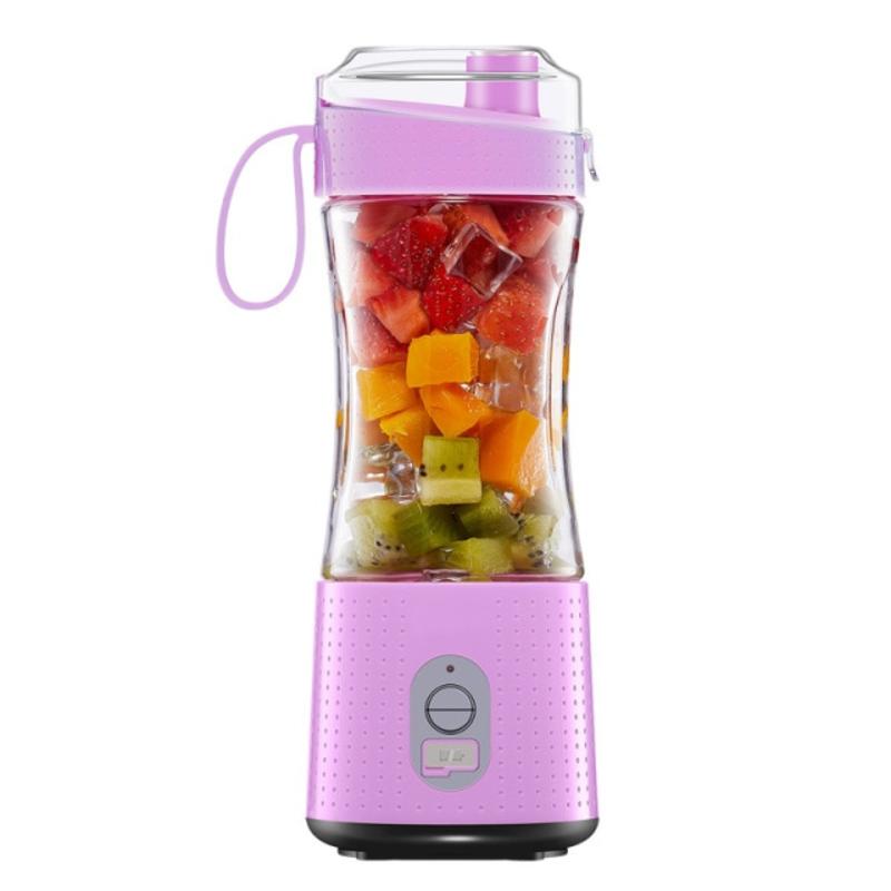 Portable Blender USB Blender Electric Juicer Smoothie Blender Mini Kitchen Robot Lemon Juicer Orange Juicer Juicer | Juillers (Purple)