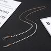 Fashion Flower Beads Eyeglass Holder Handmade Necklace Nonslip Mask Lanyard Anti Drop Glasses Chain Eye Accessories