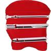KNK Cricket Batting Pad Cover – Universal Fit for Youth & Adult | Colored Leg Guard Cover | Reusable, Dustproof & All Brand (Red)