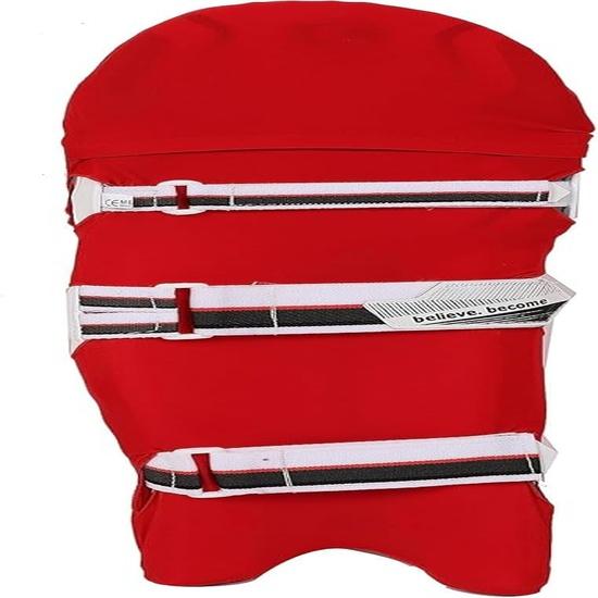 KNK Cricket Batting Pad Cover – Universal Fit for Youth & Adult | Colored Leg Guard Cover | Reusable, Dustproof & All Brand (Red)