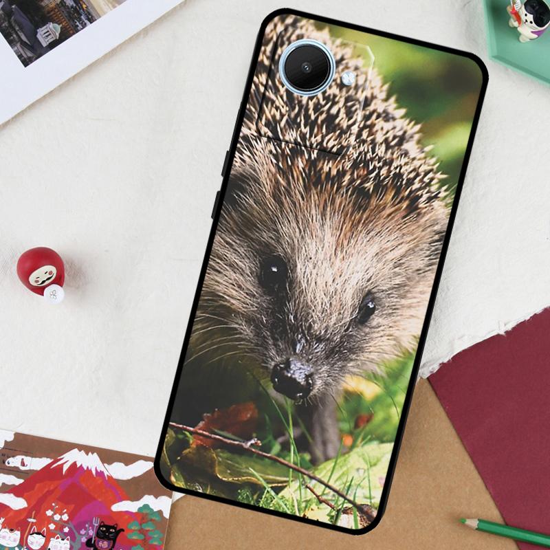 Hedgehog For Realme GT 7 Pro GT 6 5 6T 10 11 12 13 14 Pro Plus C61 C53 C51 C21Y C25S C75 C55 C67 Case