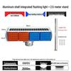 Integrated Solar Flashing Road Indicator Light Kit with 2.5m Pole