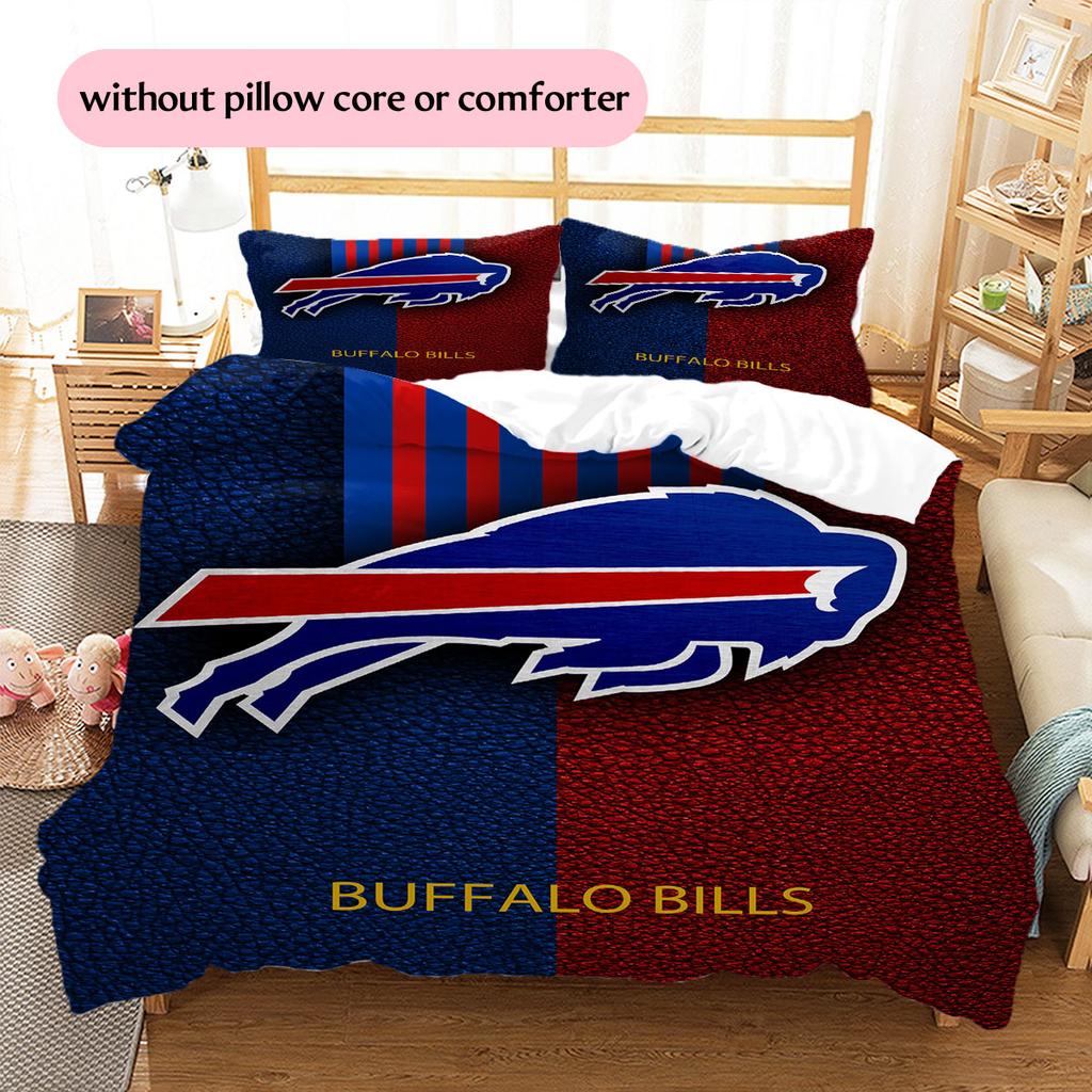 Bills Pattern Bedding Home Decoration Birthday Gift ( 1 Duvet Cover + 2 Pillowcase, Without Core),fan Merchandise.