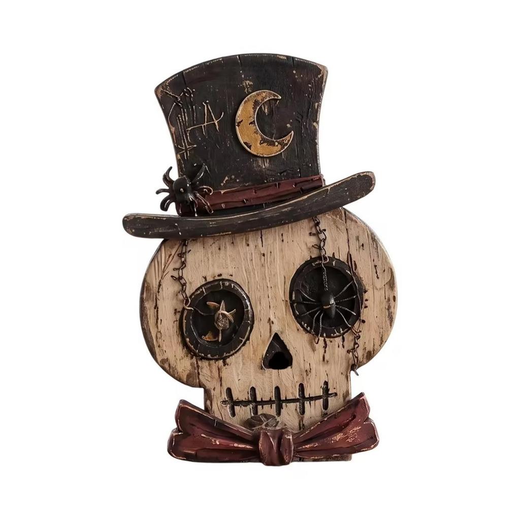 Wooden 2D Halloween Pumpkin Tabletop Decor for Fall Home Decoration Cutout Shape