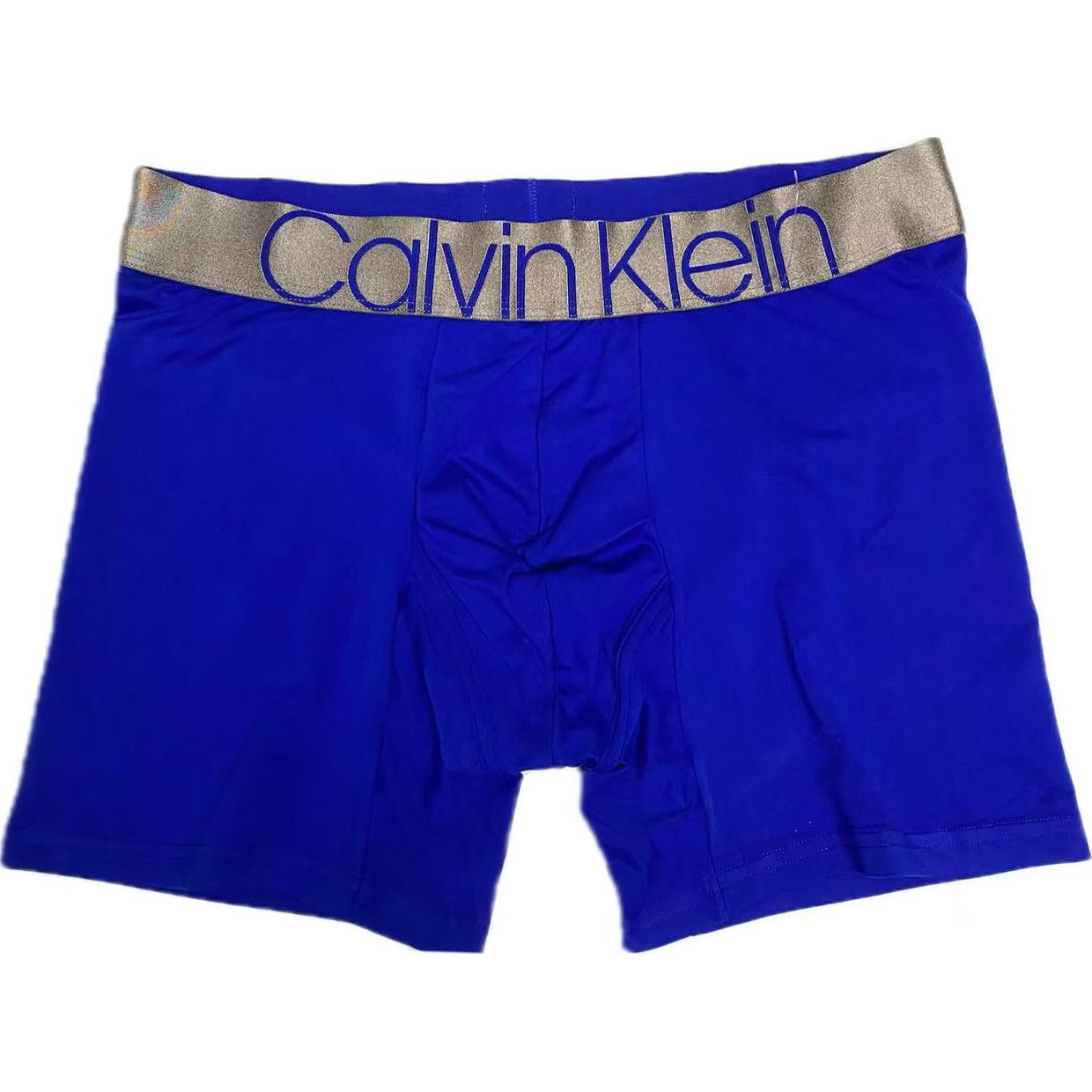 

Calvin Klein Letter Print Comfortable Minimalist Boxer Briefs Men Underwear Blue NB2541G-401 S