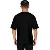 SHODOX Mens Solid Dotted Unique Design Oversized Tshirt for Men - Round Neck Loose Fit Drop Shoulder Mens T-Shirt Black