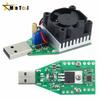 15W DC 3.7-13V Electronic Test Load Resistor USB Discharge Capacity Battery Tester with Fan Adjustable Current Module Tools