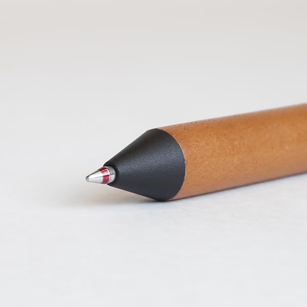 Romeo Romeo Multifunctional Pen 4in1 Leather Grip Brown