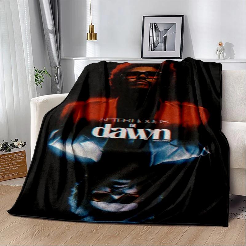 3D The Weeknd X.O R&B Singer Blanket,Soft Throw Blanket for Home Bedroom Bed Sofa Picnic Travel Office Cover Blanket Gift Kids