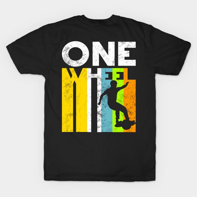 Men Black Print T-shirt Onewheel Gift Onewheel Retro Colored\ Float No-Cut Transfer Paper Print Cotton Tshirt 4XL чёрный