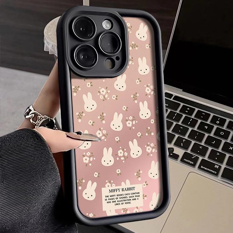 Broken Miffy Rabbit iPhone17Promax Mobile Phone Case Ladder Suitable for Apple 16promax Sky Eye 15 Fresh