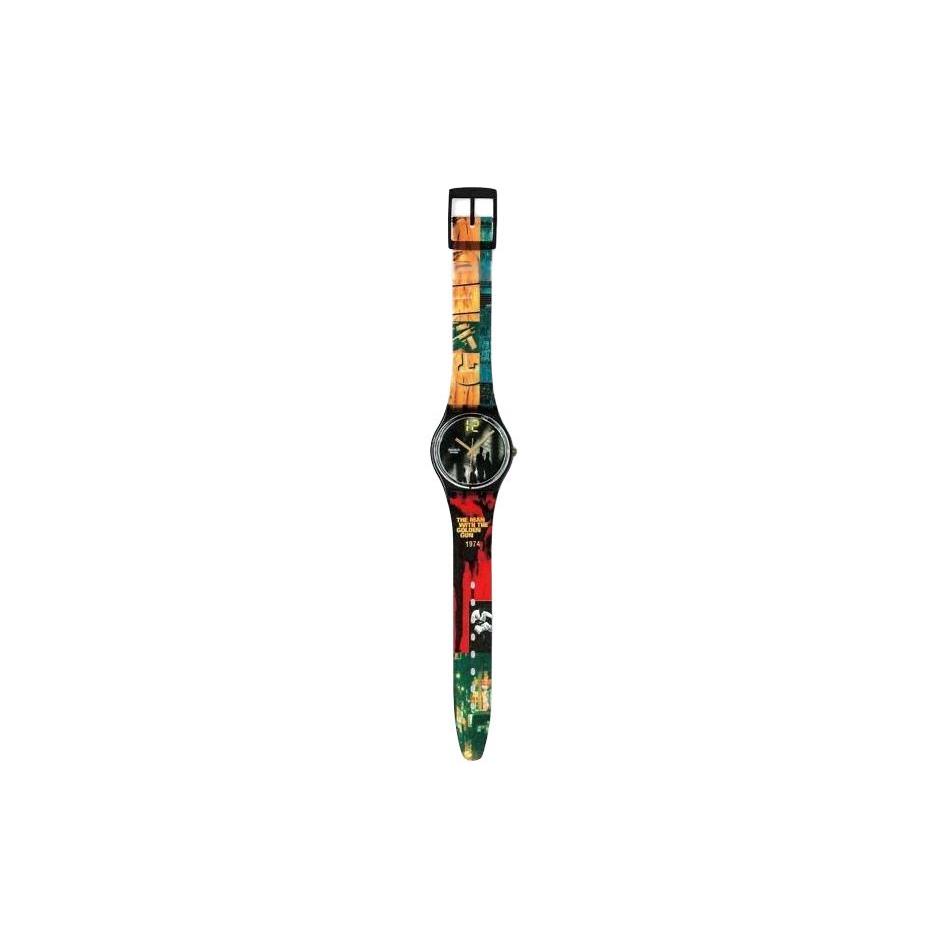 SWATCH Unisex 34mm Black Watch GB210 GB210