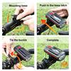 Solar Bicycle Light Bike Front Lamp with Horn USB Rechargeable Power Display Waterproof Bike Flashlight Headlamp