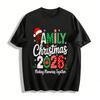 Family Christmas 2026 Making Memories Together Matching Tees Pure Cotton T-shirt