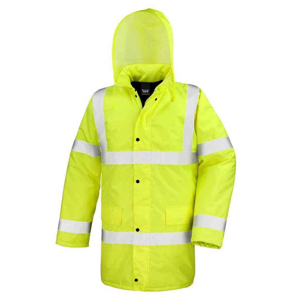 Result Core Unisex Erwachsenen Autobahn Hi-Vis Sicherheitsjacke
