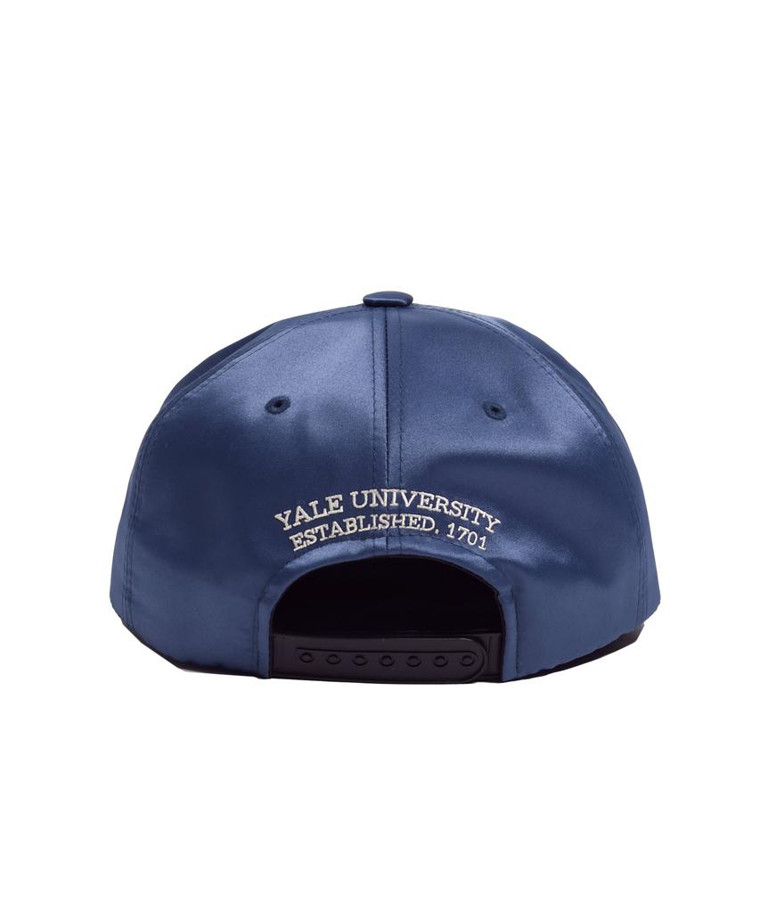 YALE 1882 Football Champions Satin Snap Cap_Blue