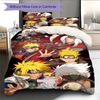 Juego de Ropa de Cama con Estampado de Dibujos Animados Colcha Funda de Colcha Funda de Almohada Decoración del Hogar Regalo de Cumpleaños (1 * funda nórdica + 2 * fundas de almohada, sin núcleo)