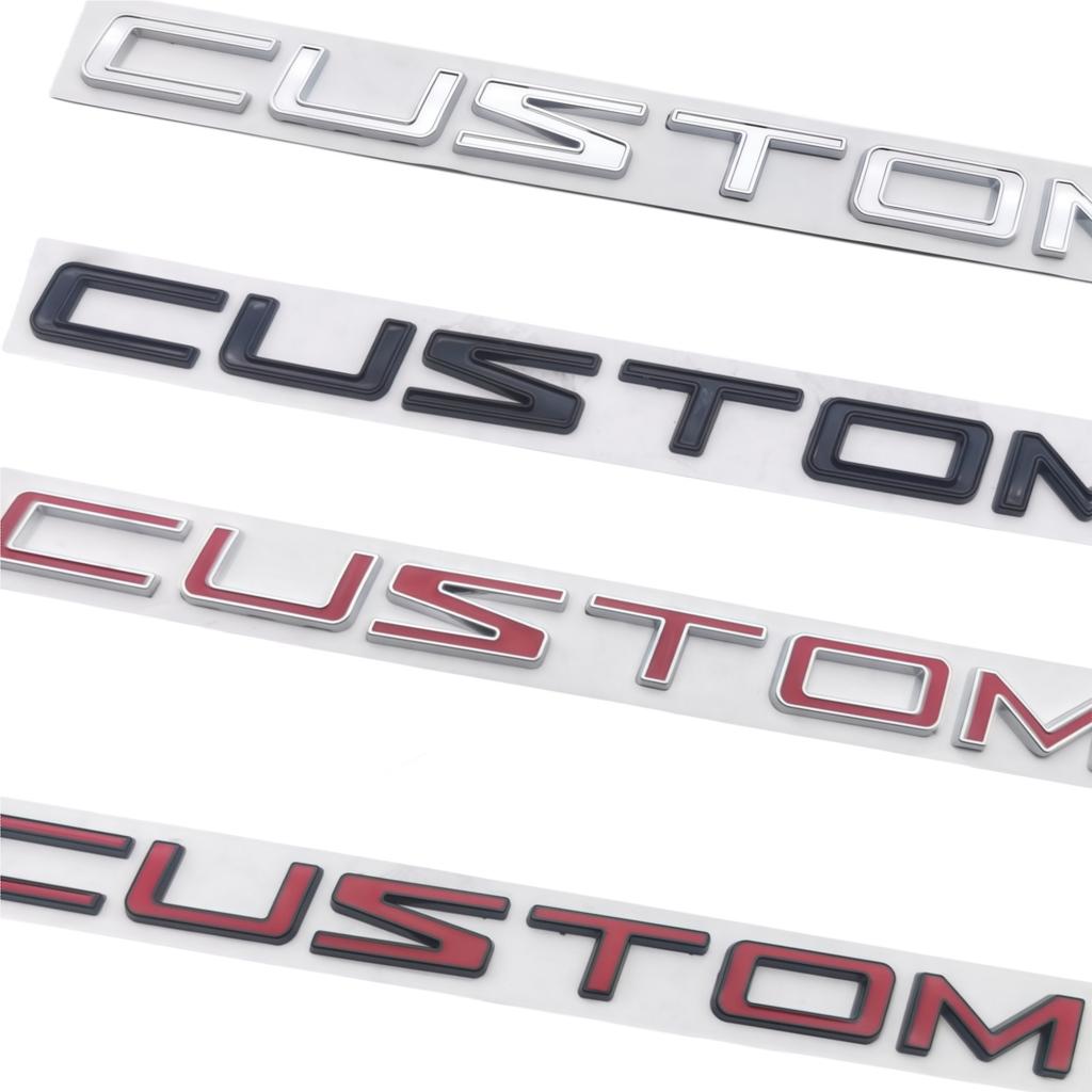 1Pc 3D Metal Letters Logo Car Rear Trunk Emblem Badge Sticker Decal for Car Styling Decoration Accessories