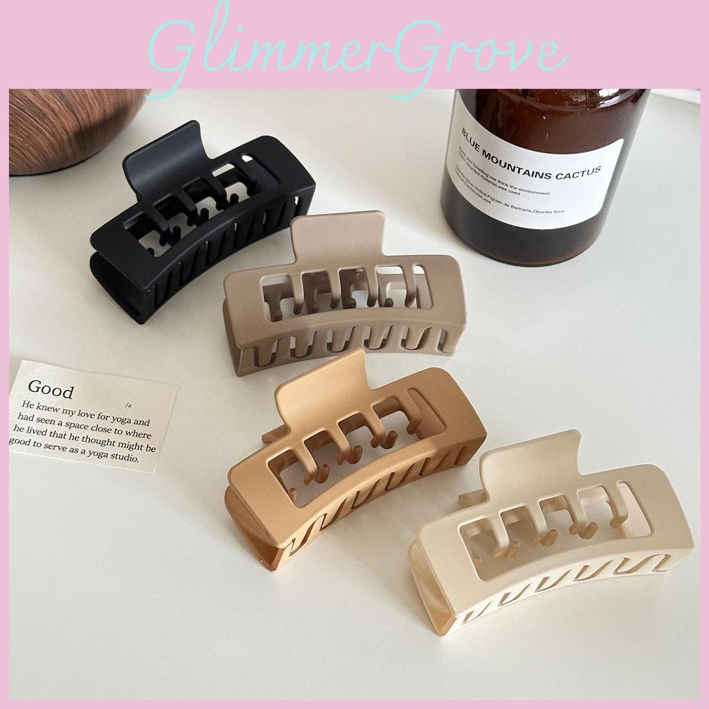 Elegant Korean Style Square Hair Claw Clip For Effortless Chic Updos And Ponytails