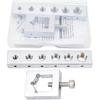 Bolt Drill Jig Metric, VS559 Metal Nut Bolt Drill Jig High Hardness Safety Wire Drill Set for Secure Locking Wire