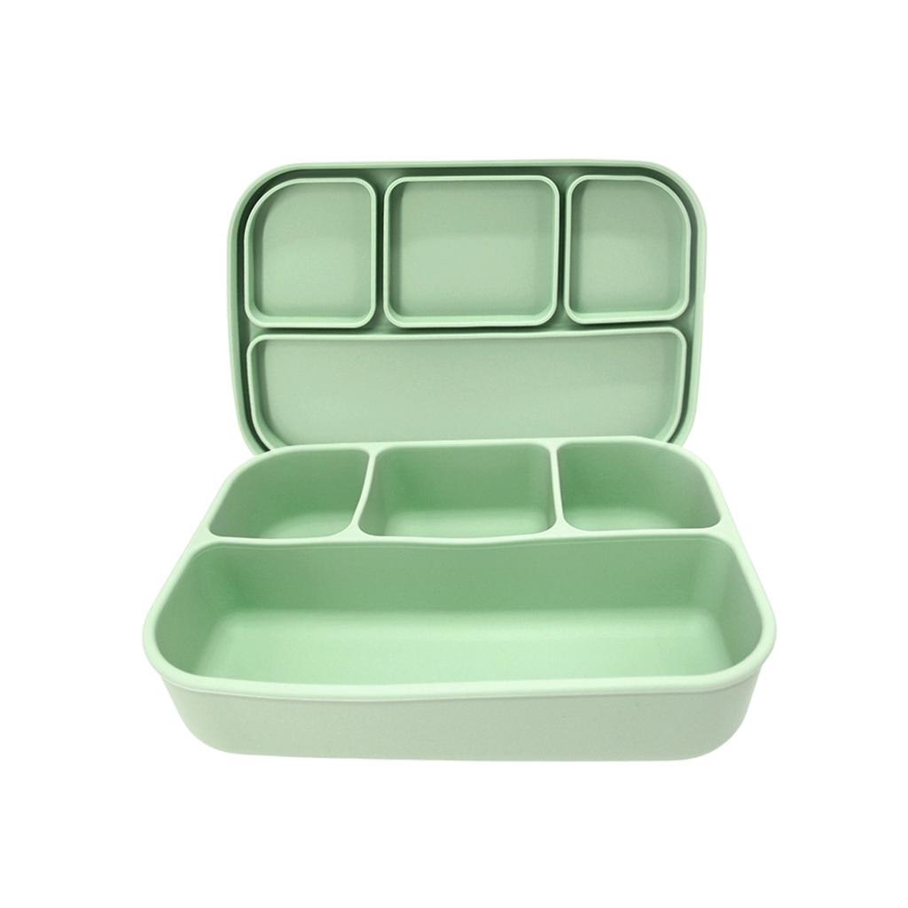 Silikon Mikrowellen-Heiz-Mittagessensbox, Lebensmittelechte Silikon-Aufbewahrungsbehälter, Mikrowellengeeignete Lebensmittelbehälter