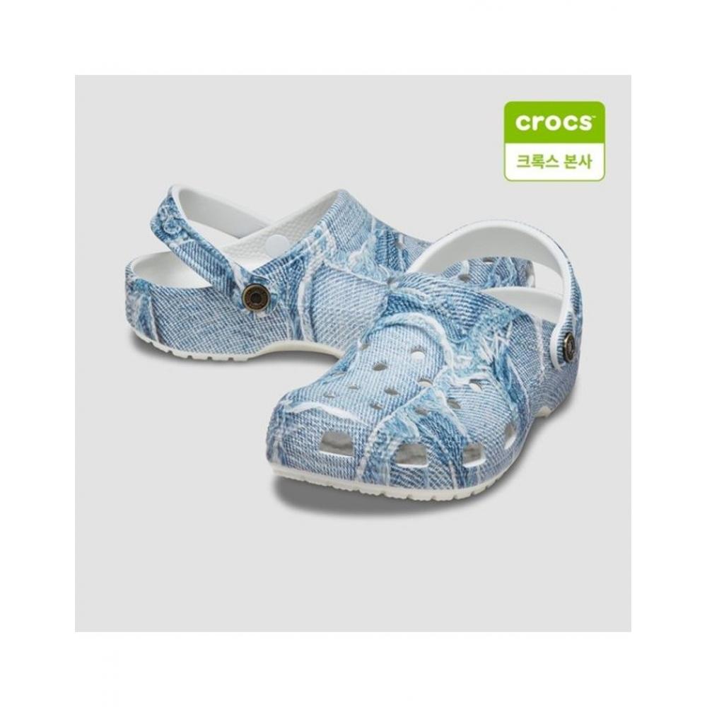 

Crocs Unisex Classic Denim Clogs 210402 4mh 4MH light denim/M10W12