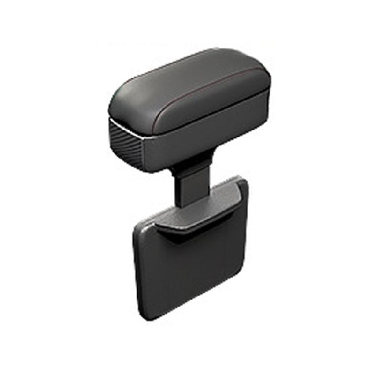 

Automotive Center Console With Height Armrest Support Memory And Slip Storage Compartments