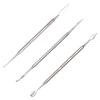 3Pcs/Set Dental Wax Sculpting Knife Cement Powder Spatula Mixing Knife Wax Stainless Steel Dentist Instrument Tools 46# 47# 48#
