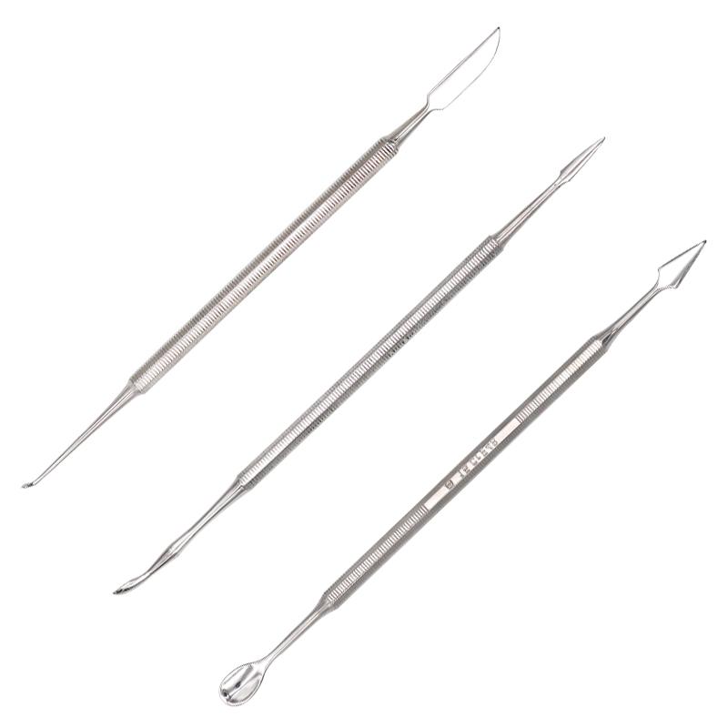 1/3Pcs Dental Wax Sculpting Knife Stainless Steel Dentist Tools 46# 47# 48# for Wax Cement Powder Mixing