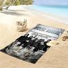 Name Custom Slipknot Print Beach Towel, Large Soft Quick Dry Towel for Beach Camping Swimming