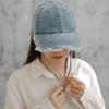 Women's and Men's Denim Ball Cap with Tassel Vintage Hat