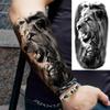 1 Sheet Realistic Fake Tiger Lion Temporary Tattoos For Women Men Adults Body Forearm Arm Leg Tattoo Sticker Waterproof Decor