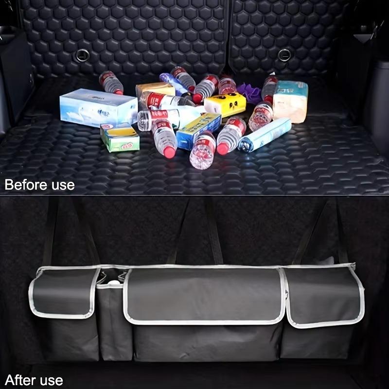 Car Trunk Organizer Backseat Storage Bag High Capacity Multi-use Oxford Car Seat Back Organizers Automobile Interior