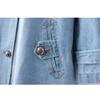 Women Denim Cape Coat Female Jacket Autumn Double Breasted Jackets Lady Windbreaker