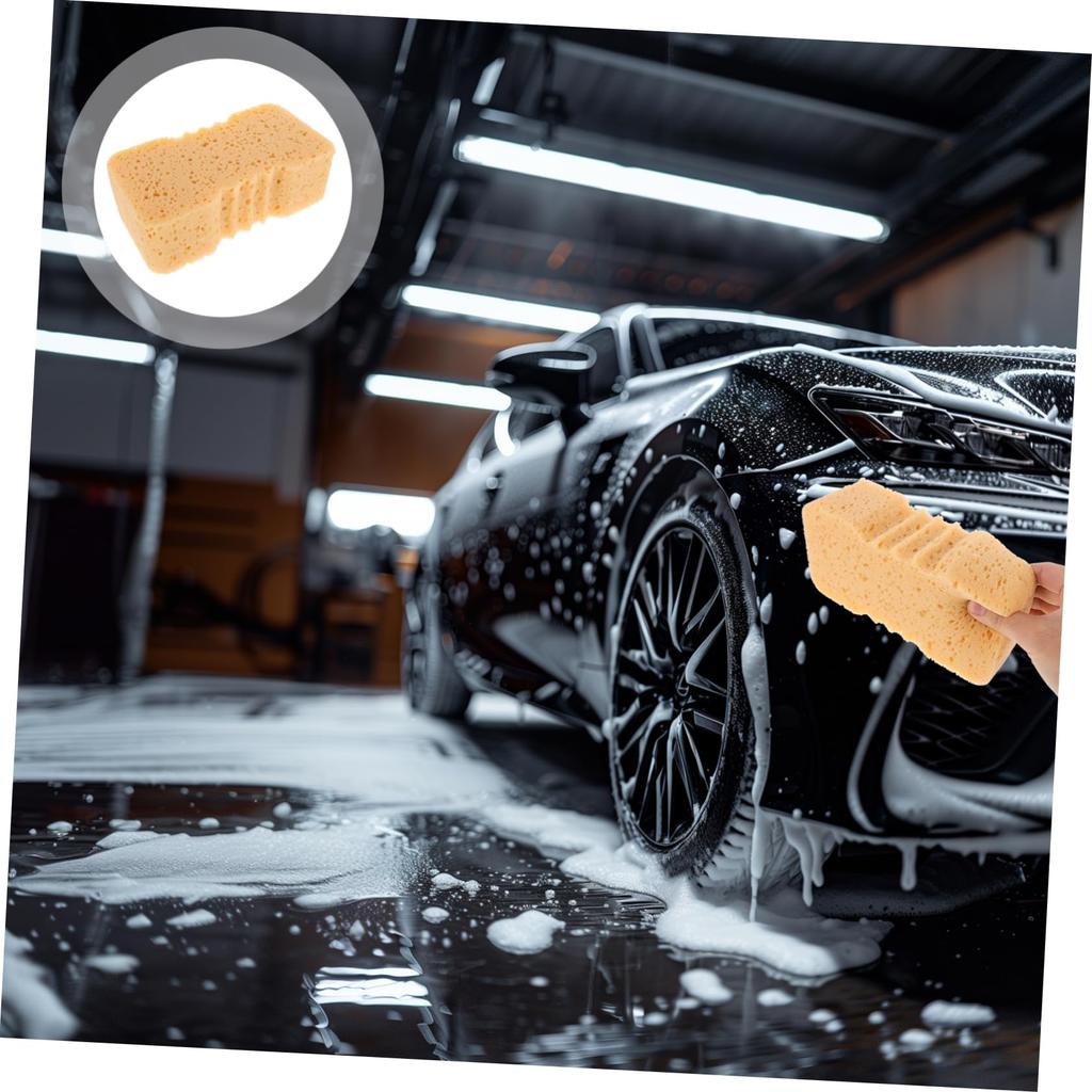 CLISPEED 2pcs Car Wash Sponge Bug Remover Car Applicator Pad Drywall Patch Dish